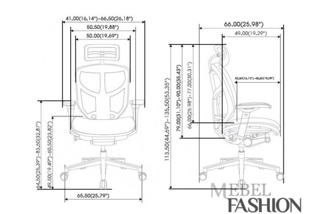Офісне крісло Enjoy Comfort Seating Orange