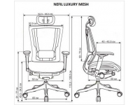 Эргономичное кресло Comfort Seating Nefil Luxury Mesh