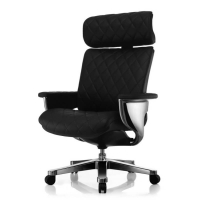 Кресло для руководителя Nuvem Lux Comfort Seating Leather Black