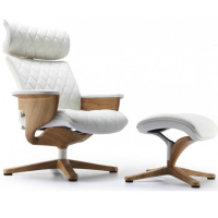 Крісло керівника Nuvem Lux Comfort Seating Leather White