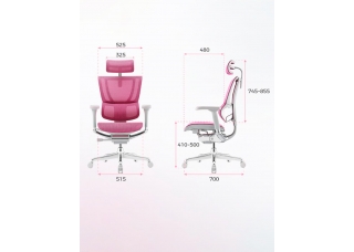 Кресло офисное Mirus Iooe2-ab-ham-5d-l pink