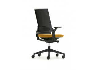 Эргономичное кресло с подлокотниками Ecoflex Black/Sand