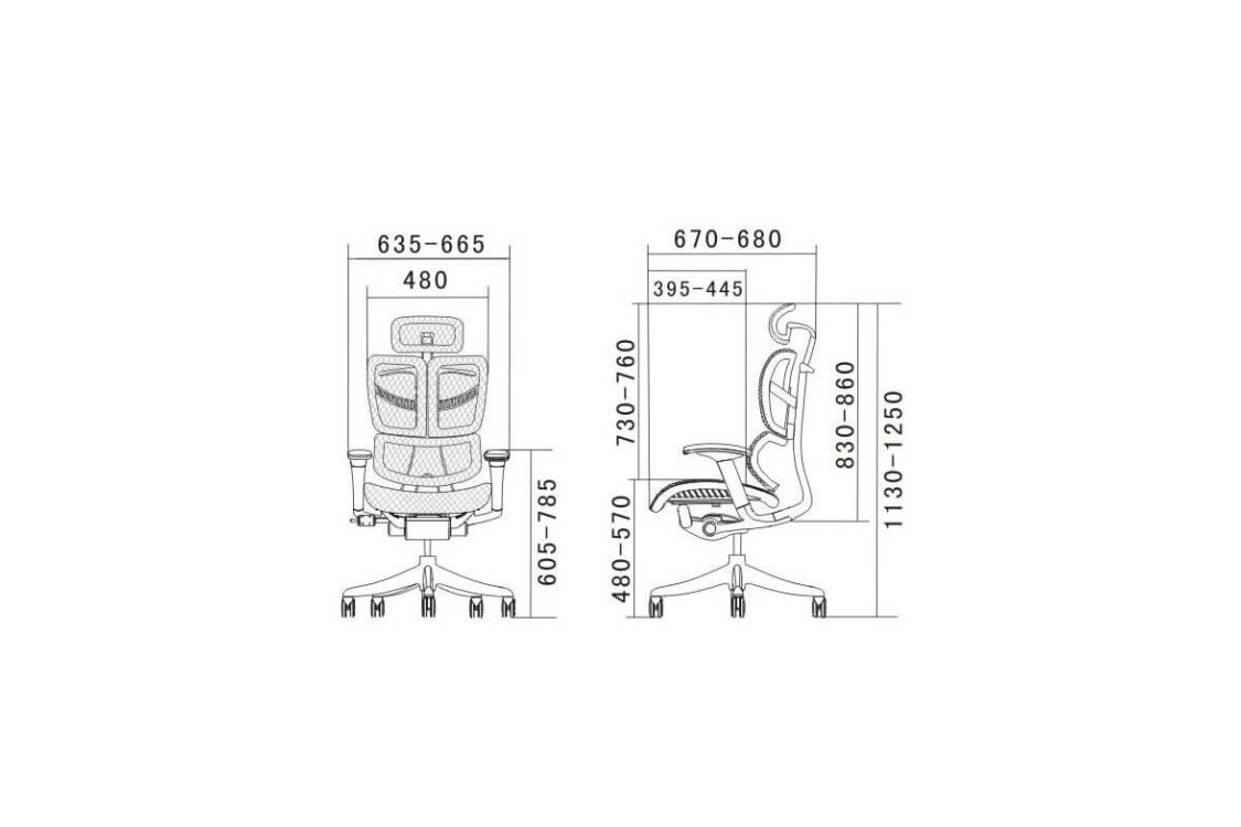 Офісне крісло Fly Hookay Light Grey