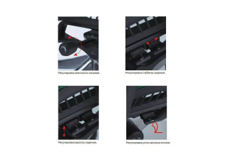 Ергономічне крісло Spark Hookay Black