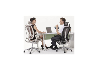 Крісло в офіс Spring Hookay Grey