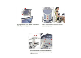 Ергономічне крісло Star Hookay Black