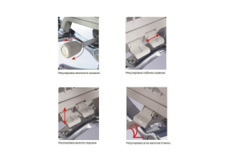 Ергономічне крісло Star Hookay Black