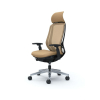 Кресло руководителя с подголовником Sylphy Okamura Mesh/Fabric