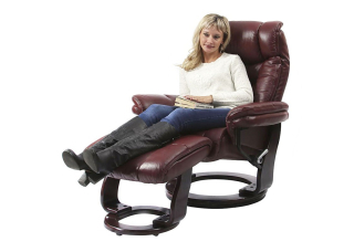 Крісло для керівника Zuel Relax Leather Dark